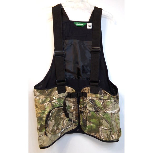 Remington Camo Strap Bird Hunting Vest Realtree Camo Size Medium Large Regular - Picture 1 of 8
